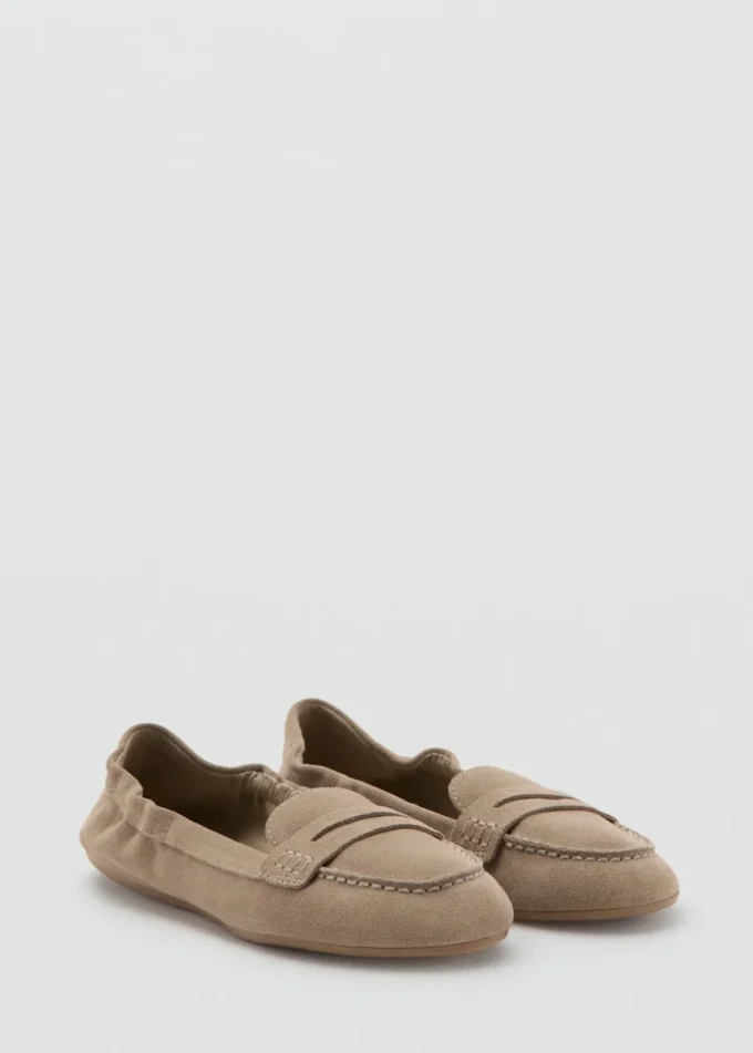 Mocassins en daim