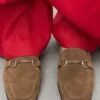 Mocassins en daim avec boucle Mocassins en daim avec boucle