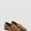 Mocassins en daim avec boucle Mocassins en daim avec boucle