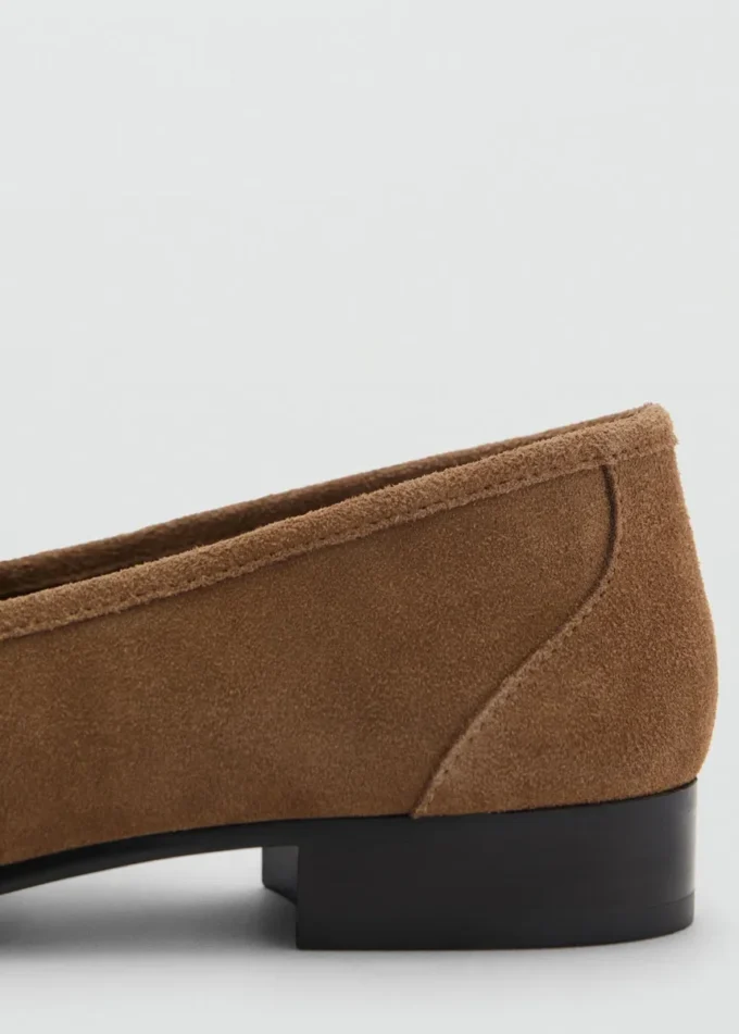 Mocassins en daim avec boucle Mocassins en daim avec boucle