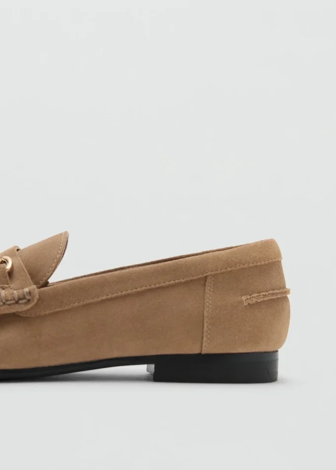 Mocassins en daim avec boucle Mocassins en daim avec boucle