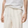 Pantalon 100 % lin avec taille élastique Pantalon 100 % lin avec taille élastique