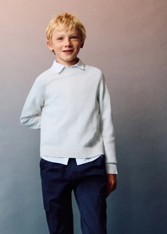 Pull en coton tricoté Pull en coton tricoté