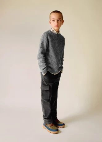 Pantalon cargo en velours côtelé