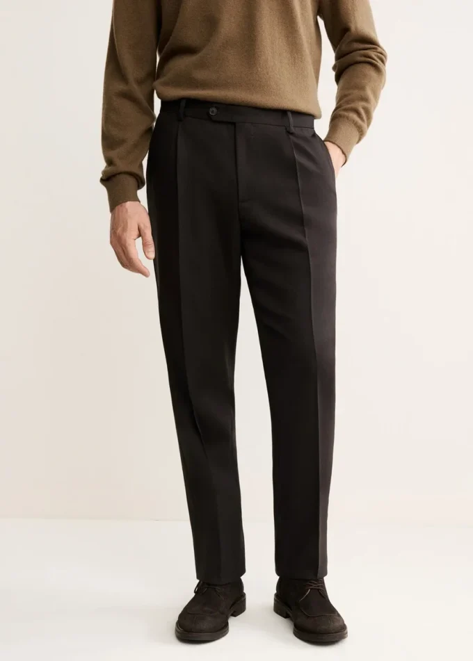 Pantalon chic 100 % laine italienne Pantalon chic 100 % laine italienne