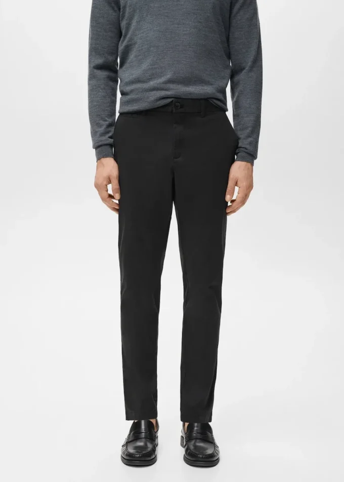 Pantalon chino court et fuselé Prato Pantalon chino court et fuselé Prato