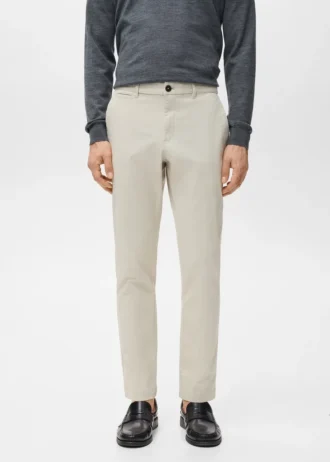 Pantalon chino court et fuselé Prato
