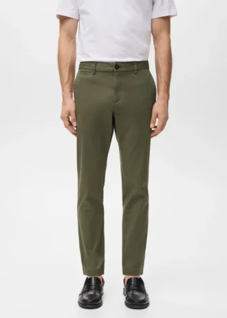 Pantalon chino court et fuselé Prato