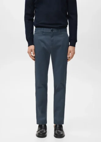 Pantalon chino court et fuselé Prato