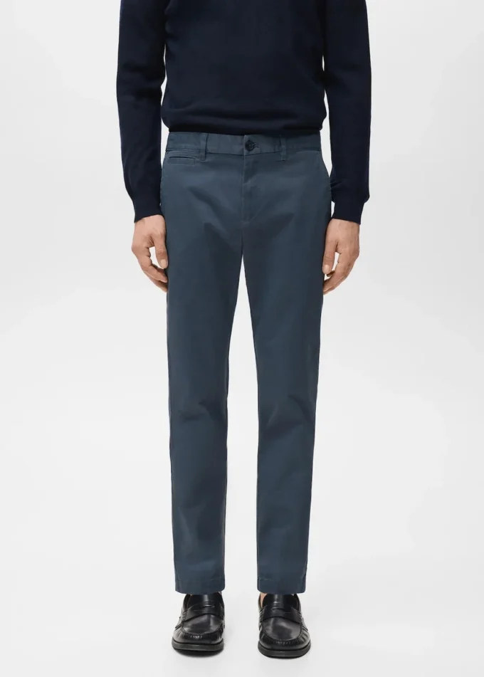 Pantalon chino court et fuselé Prato Pantalon chino court et fuselé Prato