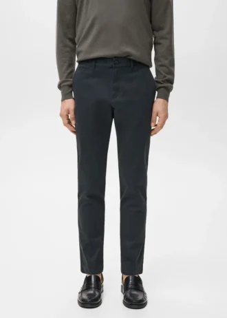 Pantalon chino court et fuselé Prato