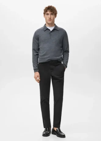 Pantalon chino court et fuselé Prato