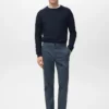 Pantalon chino court et fuselé Prato Pantalon chino court et fuselé Prato