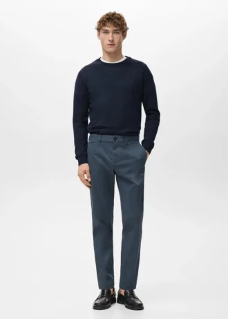 Pantalon chino court et fuselé Prato