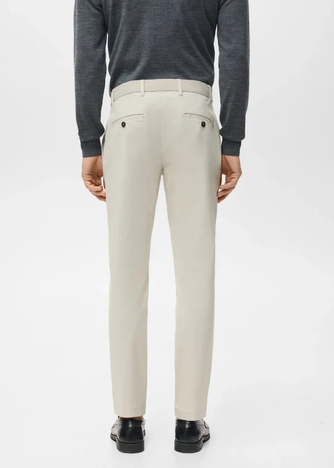 Pantalon chino court et fuselé Prato Pantalon chino court et fuselé Prato