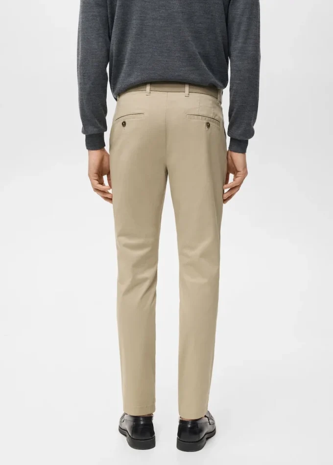 Pantalon chino court et fuselé Prato Pantalon chino court et fuselé Prato