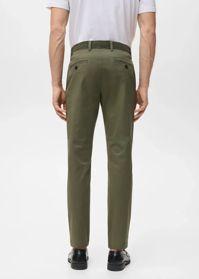 Pantalon chino court et fuselé Prato Pantalon chino court et fuselé Prato