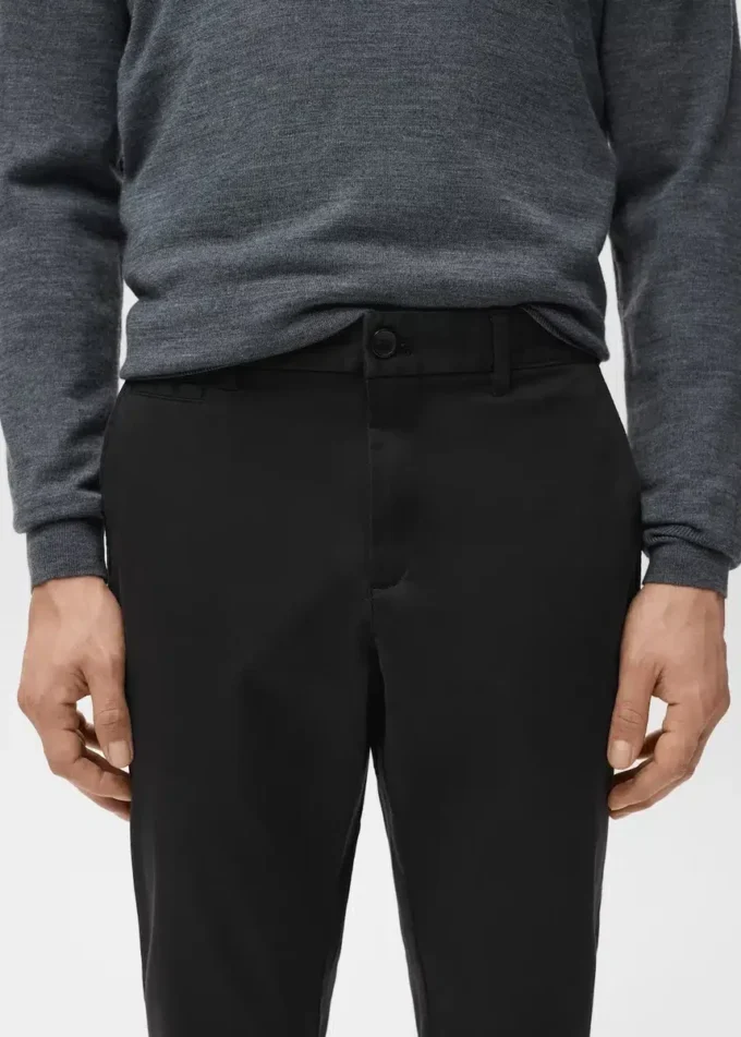 Pantalon chino court et fuselé Prato Pantalon chino court et fuselé Prato