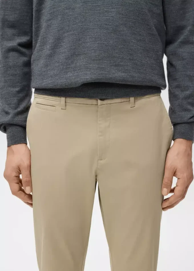 Pantalon chino court et fuselé Prato Pantalon chino court et fuselé Prato