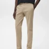 Pantalon chino slim en sergé Barna Pantalon chino slim en sergé Barna