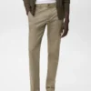 Pantalon chino slim en sergé Barna Pantalon chino slim en sergé Barna