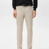 Pantalon chino slim en sergé Barna Pantalon chino slim en sergé Barna