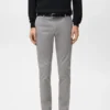 Pantalon chino slim en sergé Barna Pantalon chino slim en sergé Barna