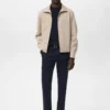 Pantalon chino slim en sergé Barna Pantalon chino slim en sergé Barna