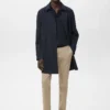 Pantalon chino slim en sergé Barna Pantalon chino slim en sergé Barna