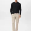 Pantalon chino slim en sergé Barna Pantalon chino slim en sergé Barna