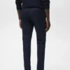 Pantalon chino slim en sergé Barna Pantalon chino slim en sergé Barna