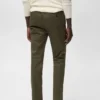 Pantalon chino slim en sergé Barna Pantalon chino slim en sergé Barna