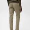 Pantalon chino slim en sergé Barna Pantalon chino slim en sergé Barna