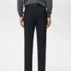 Pantalon chino slim en sergé Barna Pantalon chino slim en sergé Barna