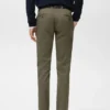 Pantalon chino slim en sergé Barna Pantalon chino slim en sergé Barna