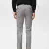 Pantalon chino slim en sergé Barna Pantalon chino slim en sergé Barna