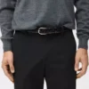 Pantalon chino slim en sergé Barna Pantalon chino slim en sergé Barna