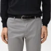 Pantalon chino slim en sergé Barna Pantalon chino slim en sergé Barna