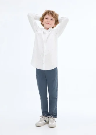 Pantalon chino uni