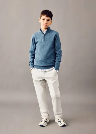 Pantalon chino uni