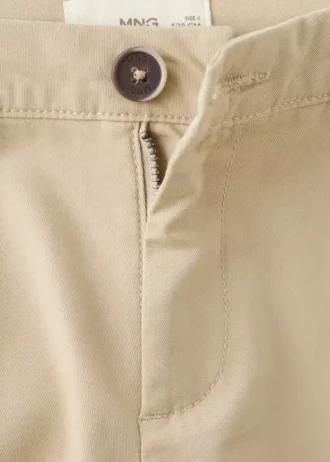 Pantalon chino uni