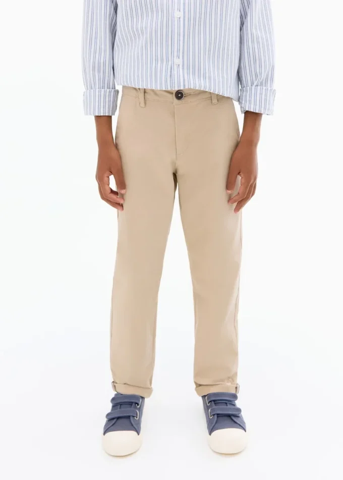 Pantalon chino uni