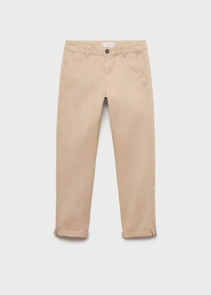 Pantalon chino uni