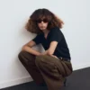 Pantalon combiné avec ceinture Pantalon combiné avec ceinture