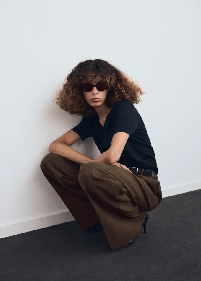 Pantalon combiné avec ceinture Pantalon combiné avec ceinture