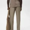 Pantalon court fuselé en coton Pantalon court fuselé en coton