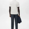 Pantalon court fuselé en coton Pantalon court fuselé en coton