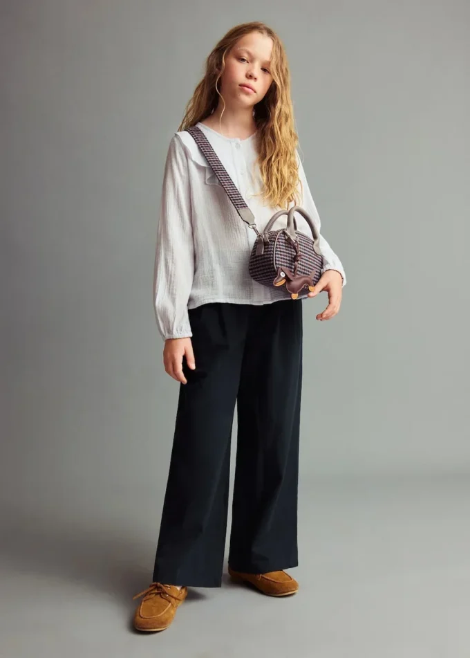 Pantalon culotte en coton