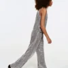 Pantalon culotte à paillettes