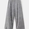 Pantalon culotte à paillettes